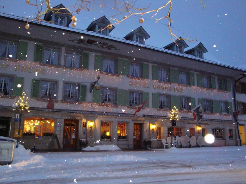 Hotel Restaurant Krone Aarberg Zewnętrze zdjęcie